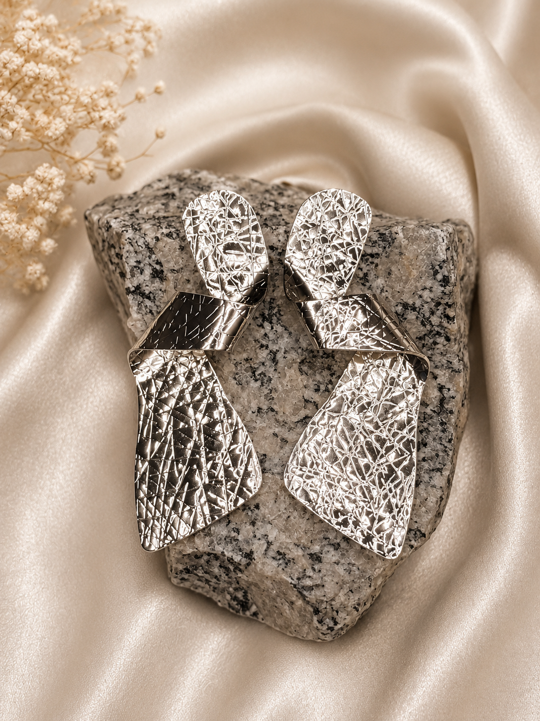 Crushed Angel Earrings