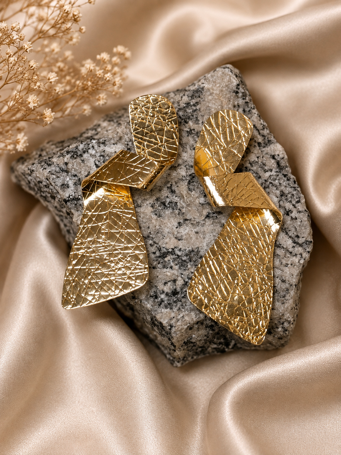 Crushed Angel Earrings
